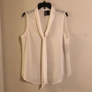 Sheer sleeveless top